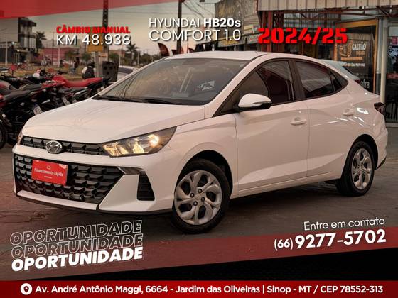 HYUNDAI HB20S 1.0 12V FLEX COMFORT PLUS MANUAL